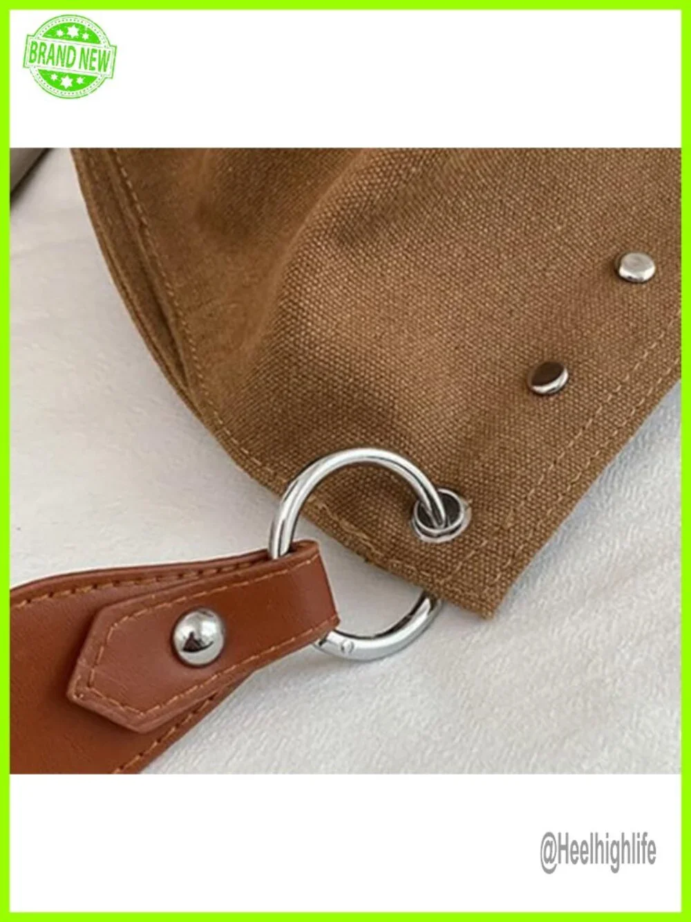 Large Canvas Hobo Bag Women Slouchy Crescent Crossbody Shoulder Purse Tote